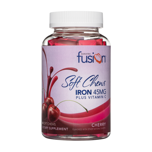 bariatric fusion cherry iron soft chews vitamin c