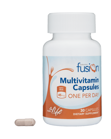 one per day bariatric multivitamin capsule with 45mg iron