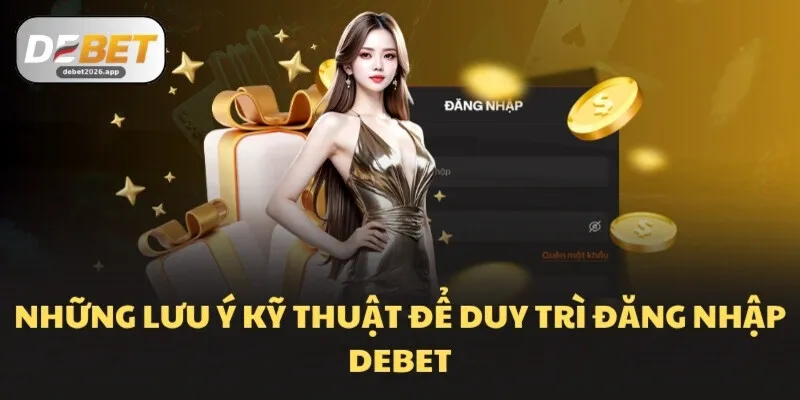 Những lưu ý kỹ thuật để duy trì đăng nhập DEBET
